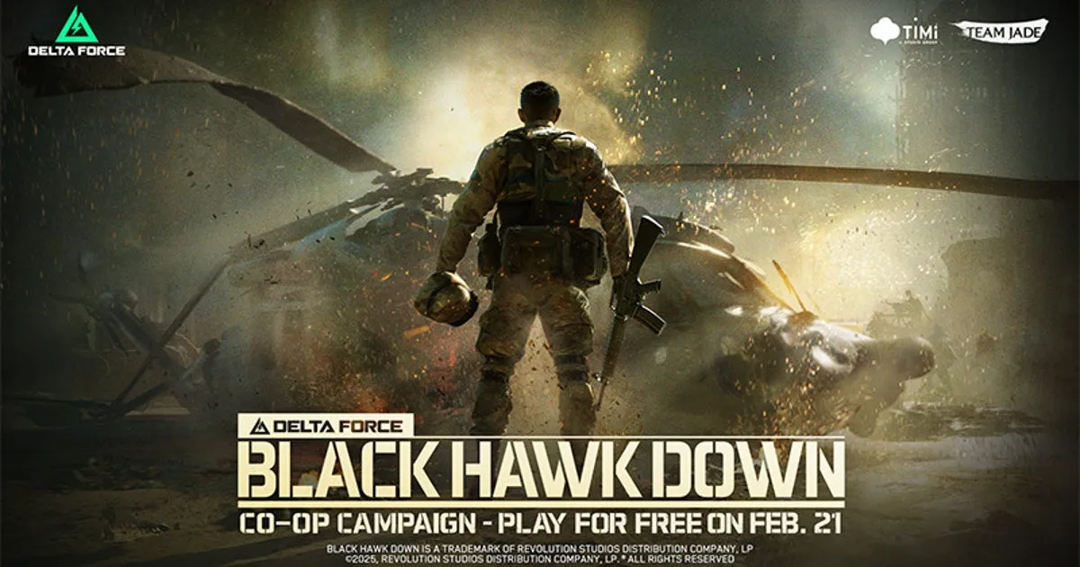 Black Hawk Down untuk Delta Force Kini Percuma Apa yang