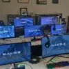 LAN Party Hebat dengan 9 PC Gaming dan Permainan Retro