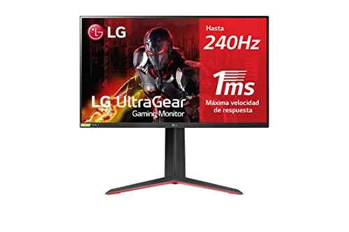 Monitor gaming UltraGear™ QHD 240Hz de 24 pulgadas | 1ms (GtG), compatible con G-SYNC®, FreeSync™