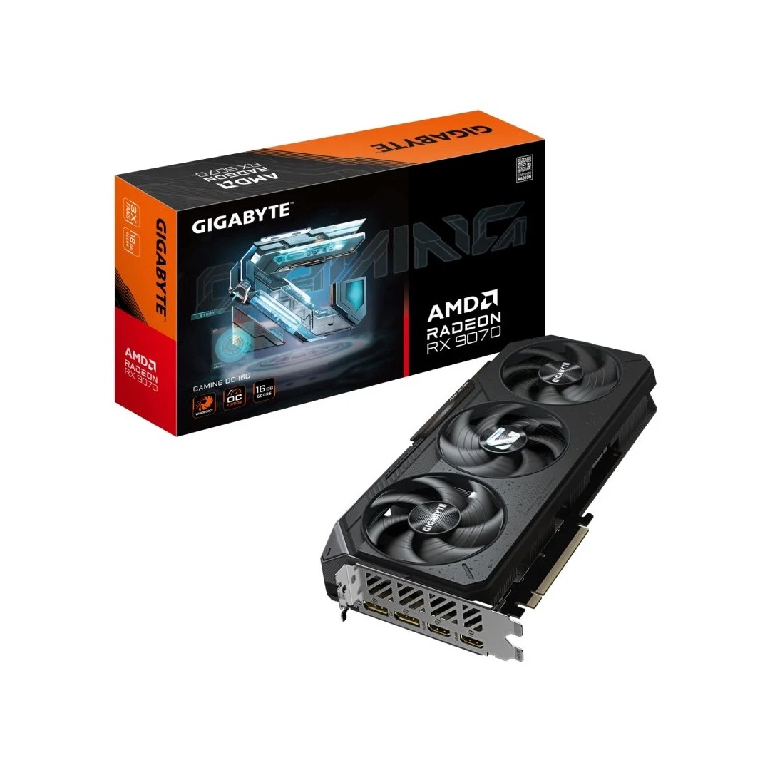 Tarjeta Gráfica Gigabyte AMD Radeon RX 9070 GAMING OC 16GB GDDR6